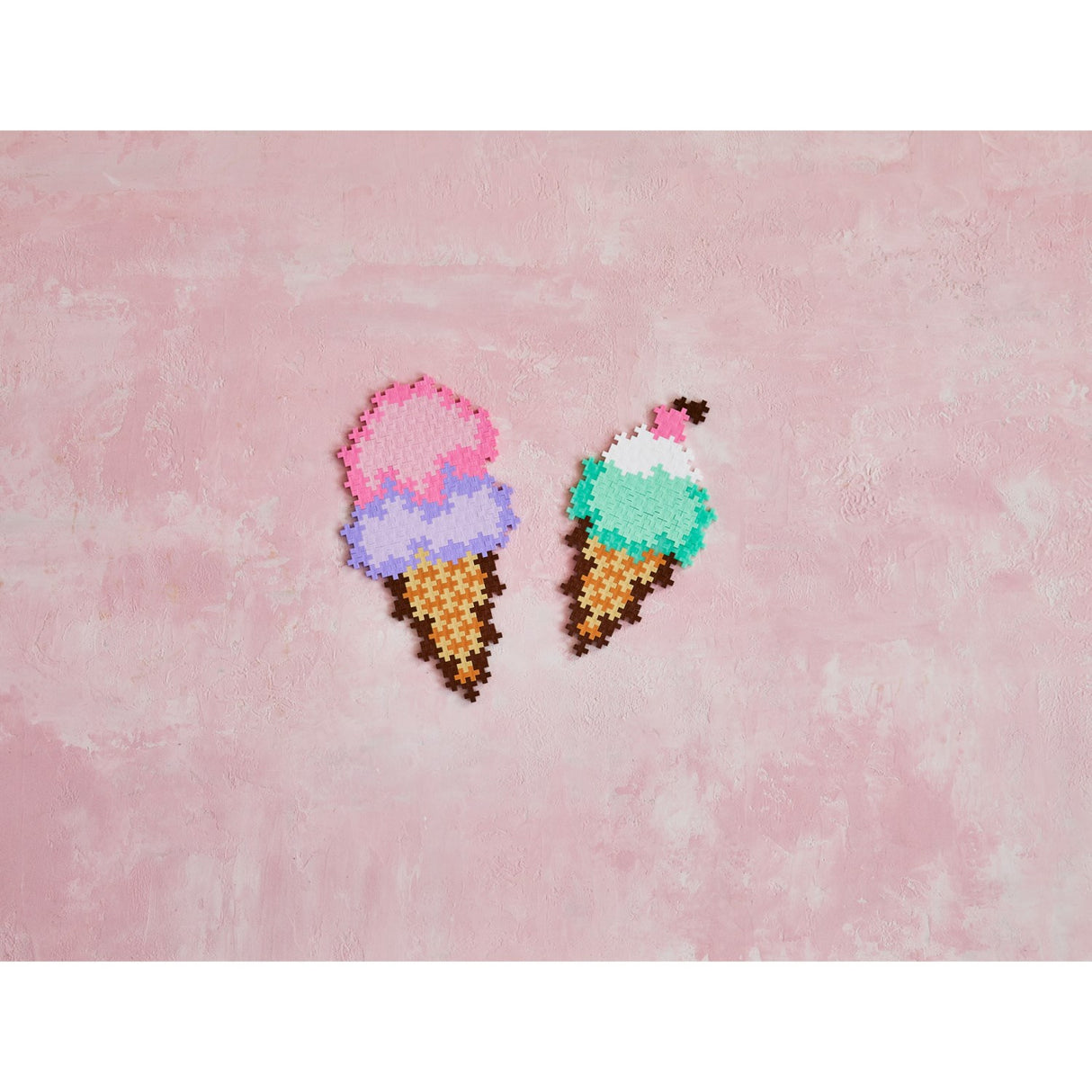 Plus-Plus Puslespill By Number Ice Cream Cones 250pcs