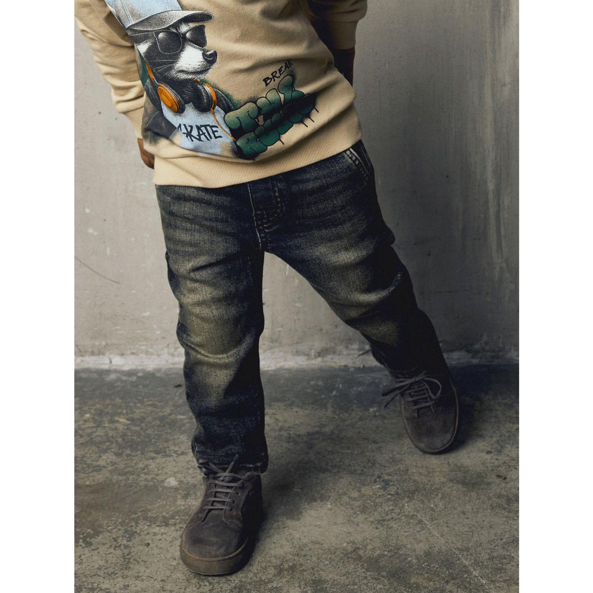 Name It Brown Denim Nmmben Tapered Jeans Carp 8940-Bc Noos