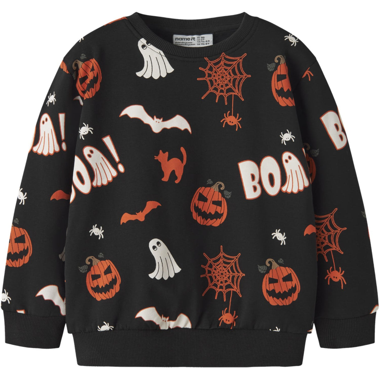 Name It Black Nmnovar Nreg Sweat Eske Bru