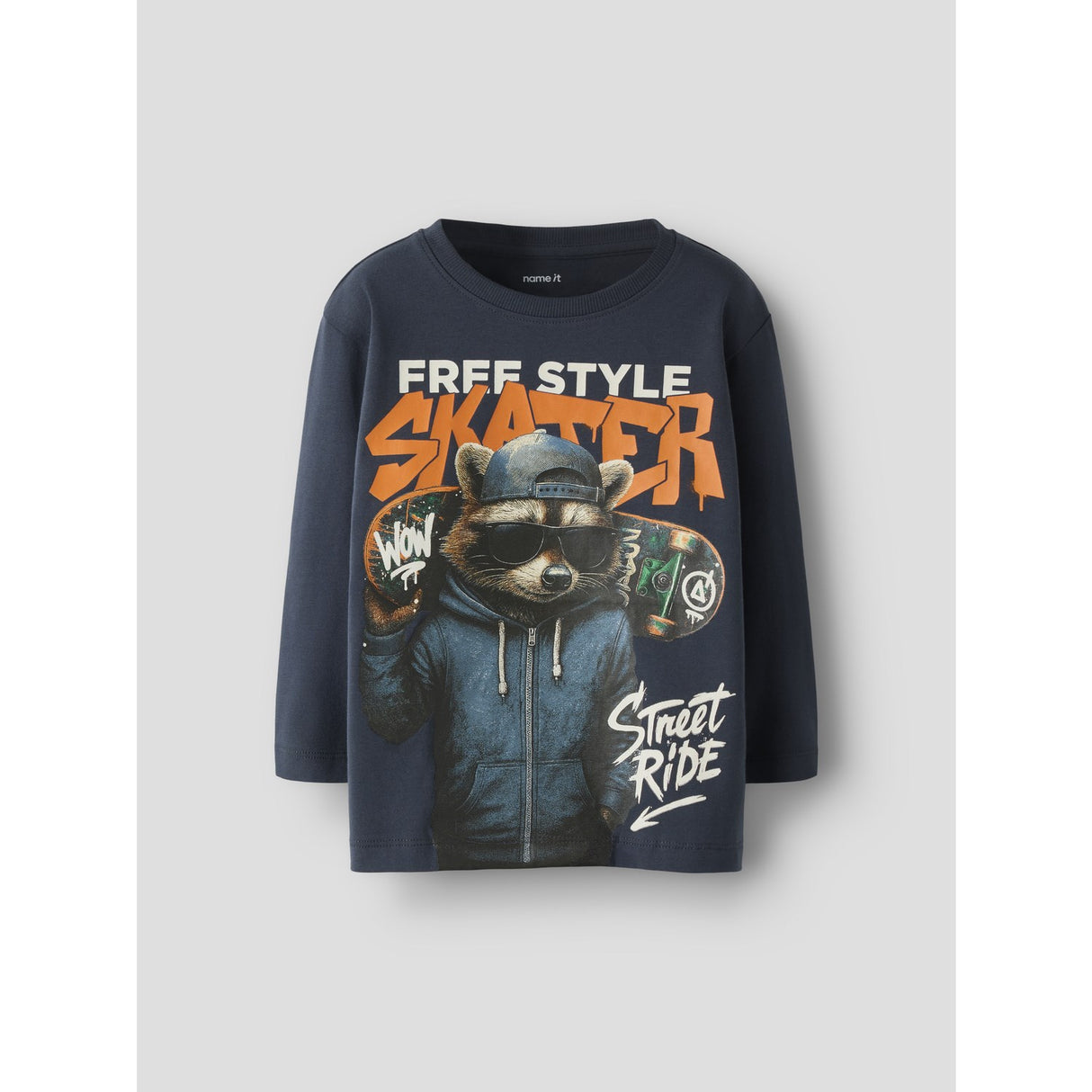 Name It Ombre Blue Nmmnicky Ls Nreg Topp Eske