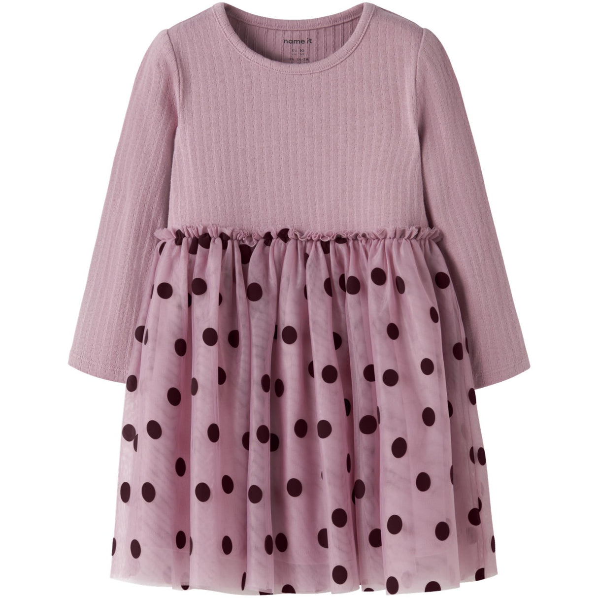 Name It Lilas Nmfnagina Ls Tyll Kjole