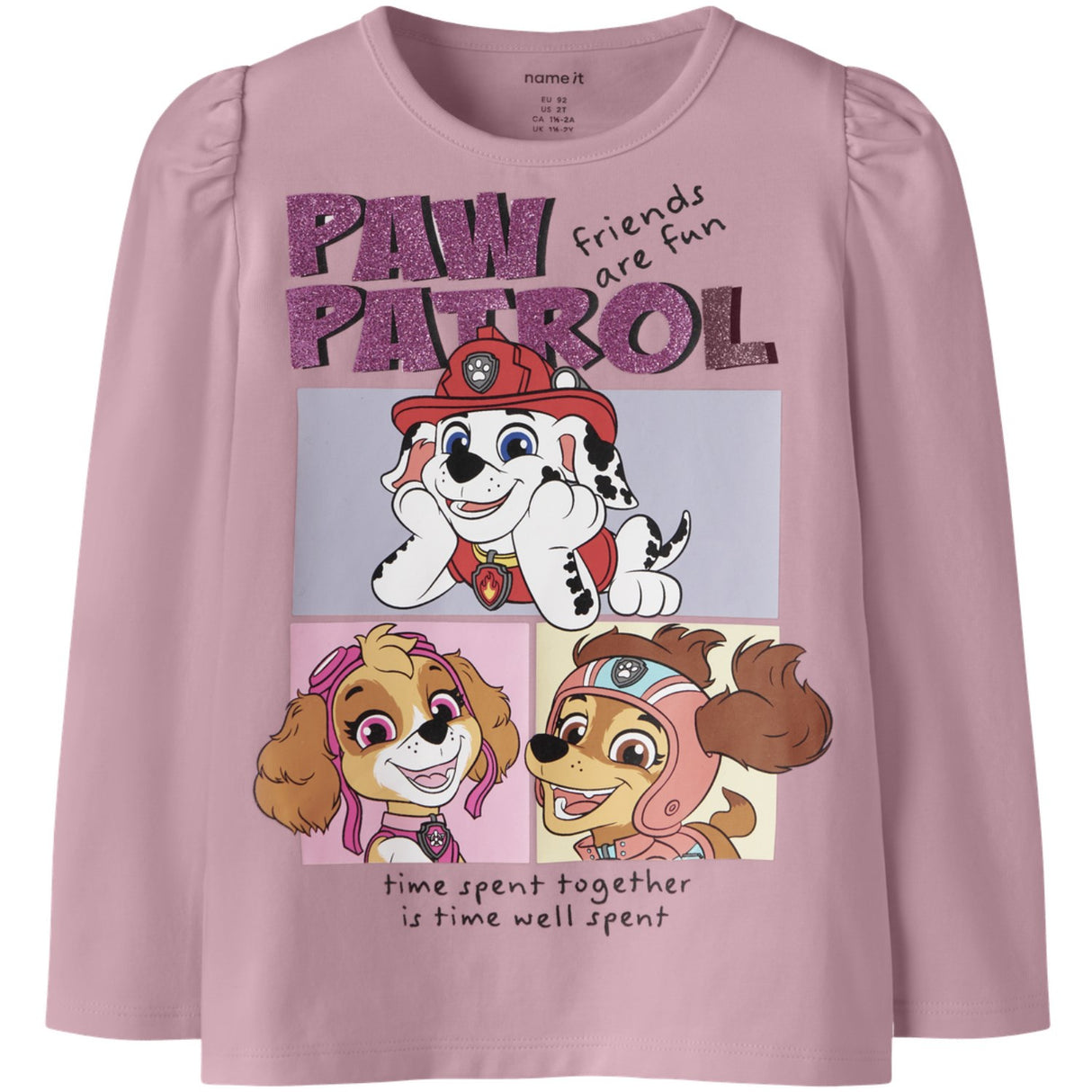 Name It Lilas Nmfarna Paw Ls Topp Cplg