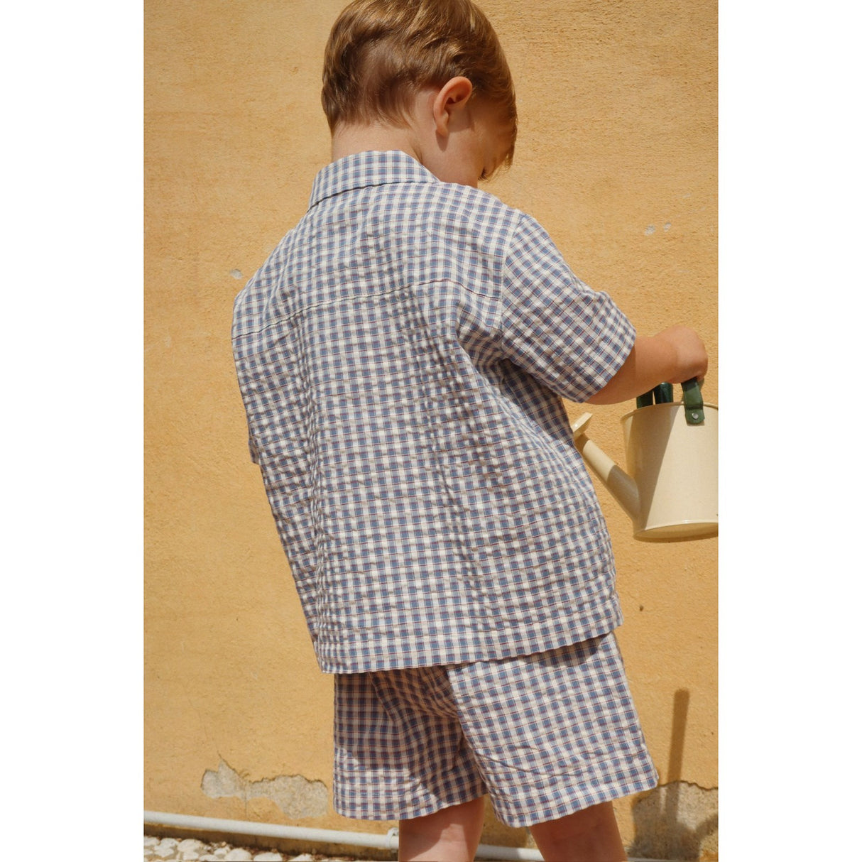 Konges Sløjd Captains Check Kim Ss Skjorte Gots