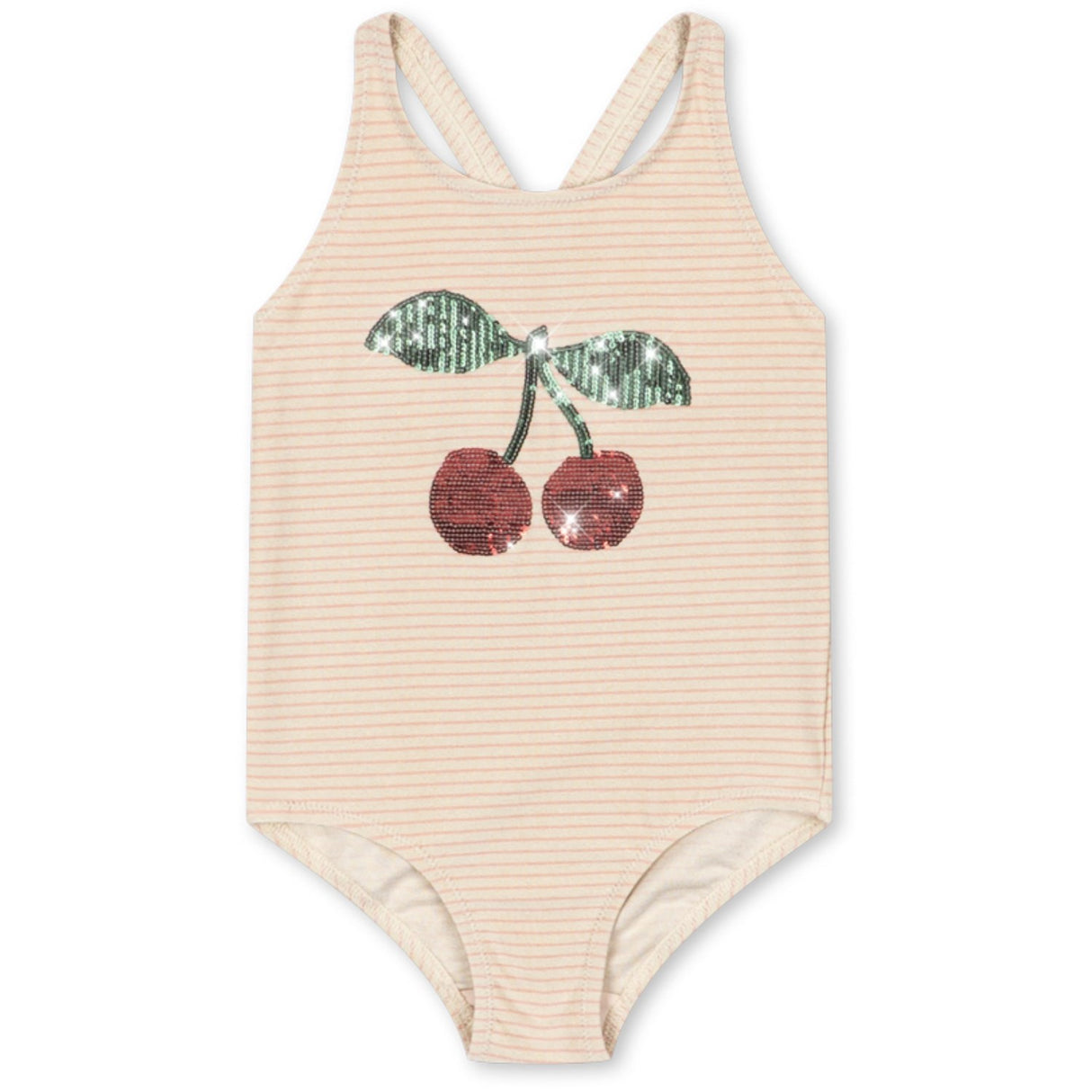 Konges Sløjd Rose Stripe Jade Badedrakt