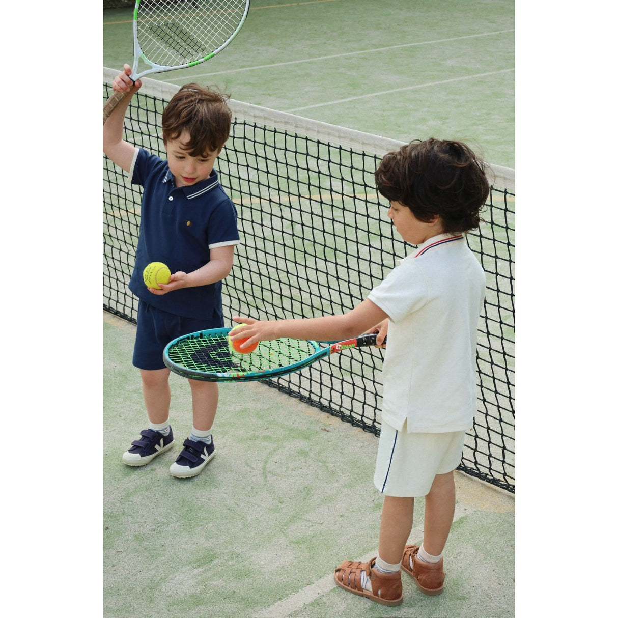 Konges Sløjd Antique White Florian Polo Skjorte Gots