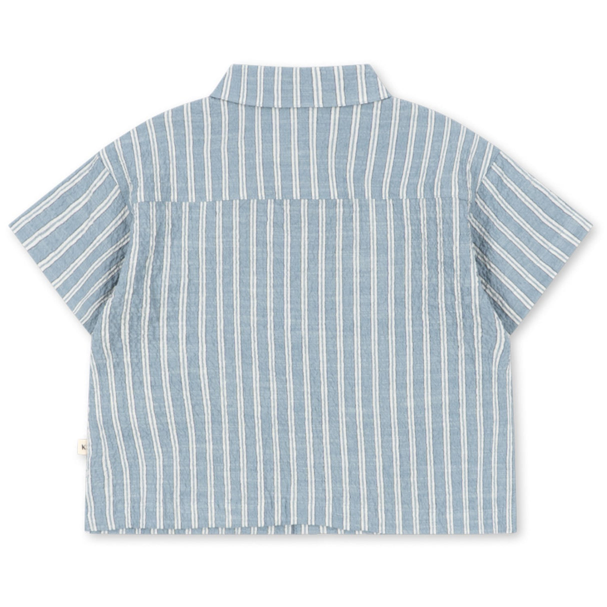 Konges Sløjd Trio Bleu Stripe Elliot Ss Skjorte Gots