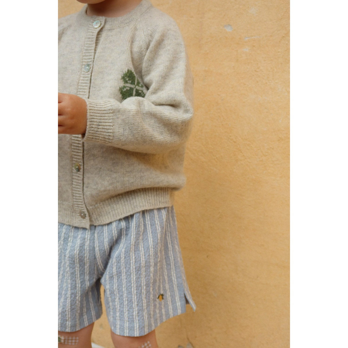 Konges Sløjd Trio Bleu Stripe Elliot Shorts Gots
