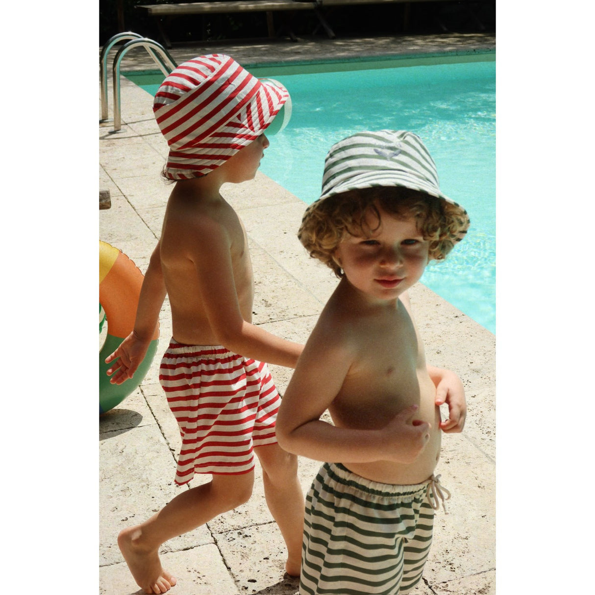 Konges Sløjd Stripe Verti Asnou Swim Shorts Grs