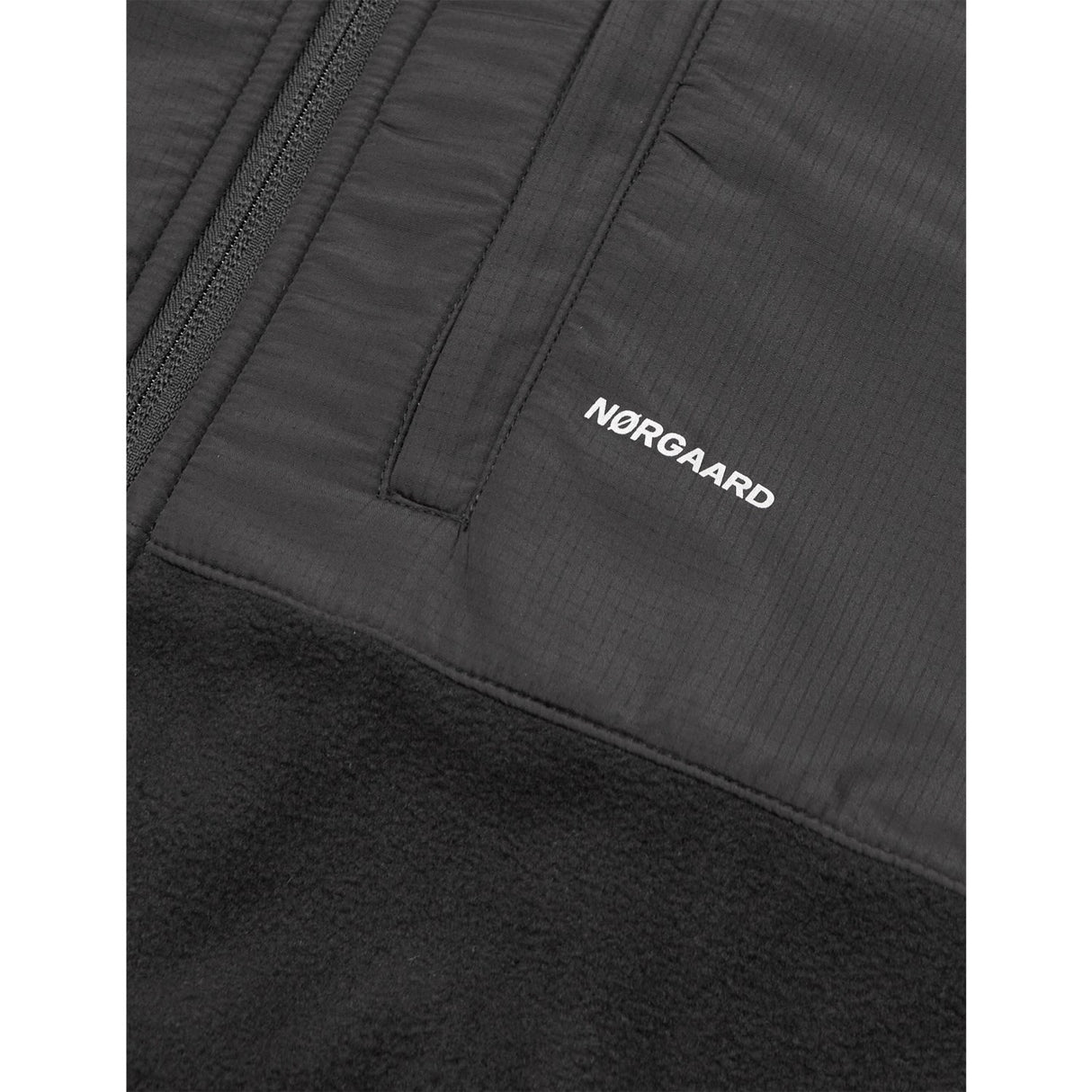 Mads Nørgaard Jet Black Soft Fleece Taki Jakke