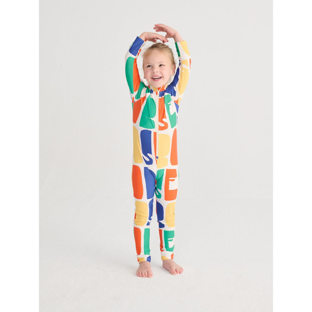 Bobo Choses Offwhite Bobo Choses Farge All Over Swim Overall