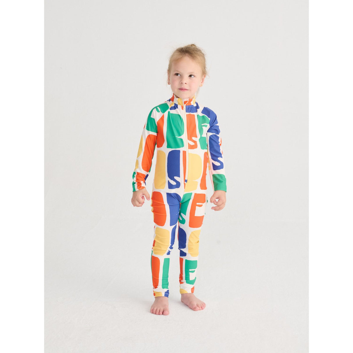 Bobo Choses Offwhite Bobo Choses Farge All Over Swim Overall