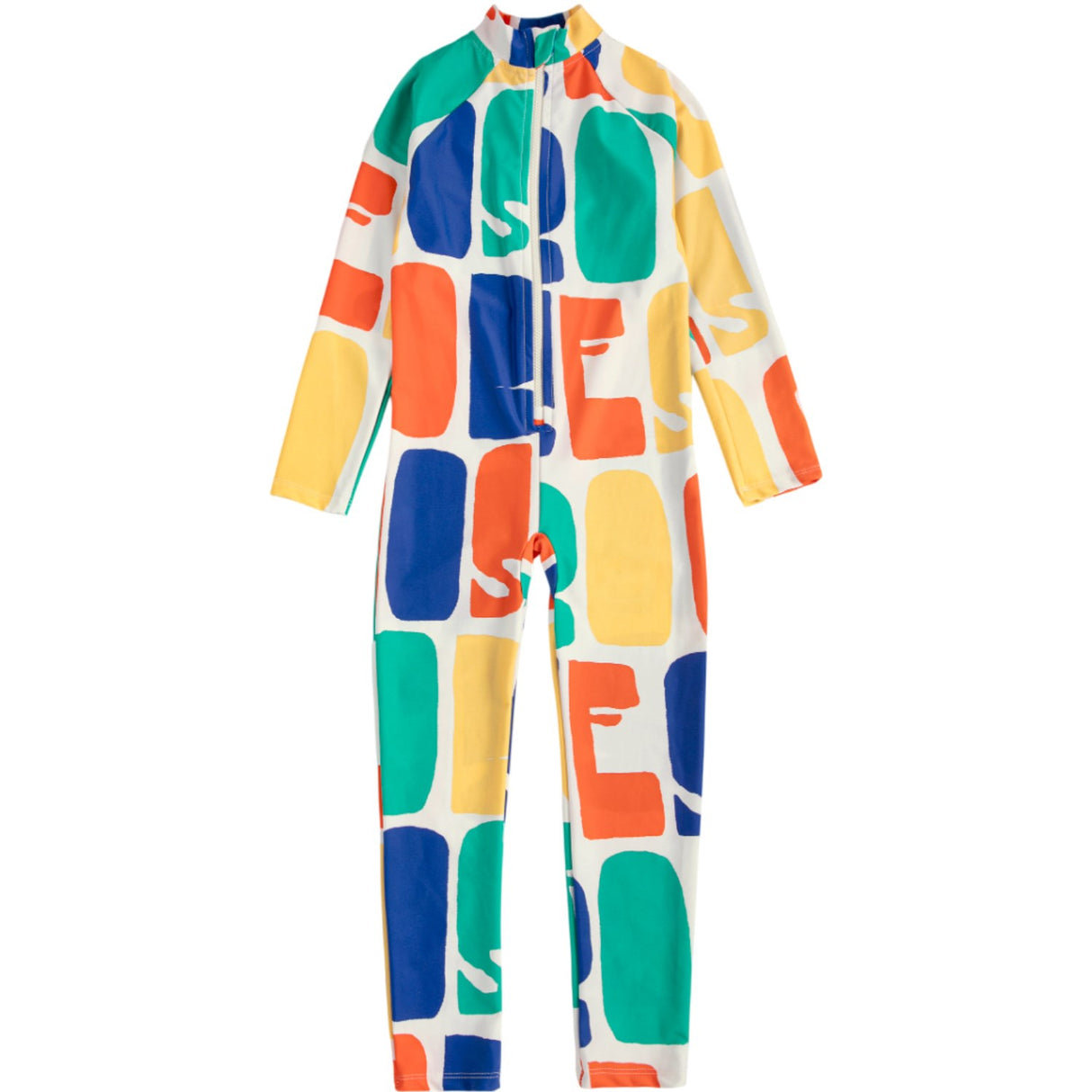 Bobo Choses Offwhite Bobo Choses Farge All Over Swim Overall