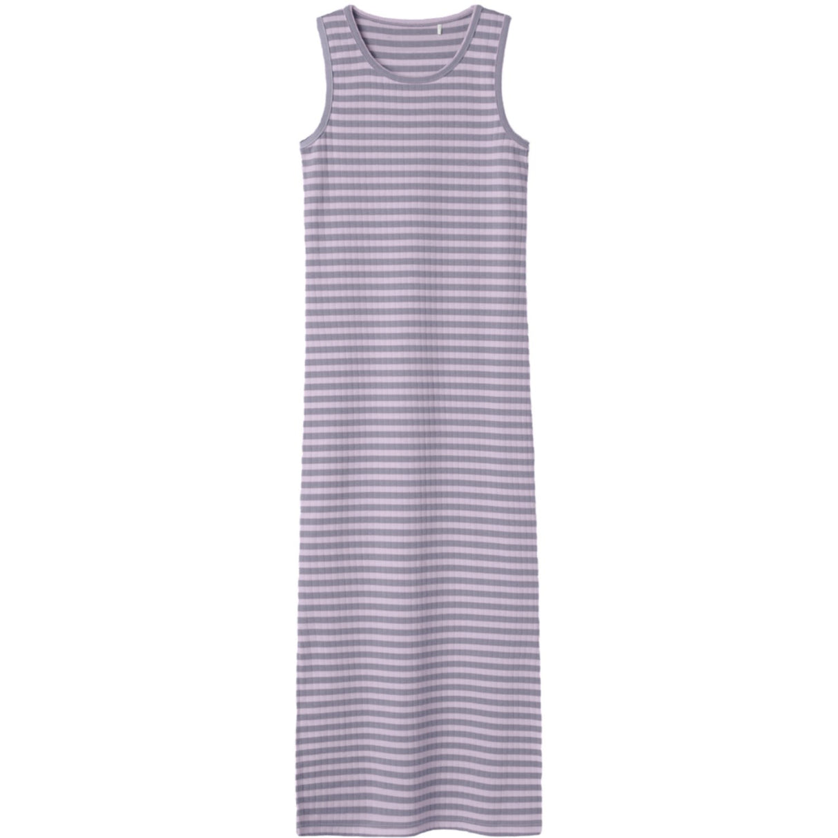 Name It Lavender Fog W. Lavender Gray Nkfsuraja Xsl Sl Maxi Kjole Noos