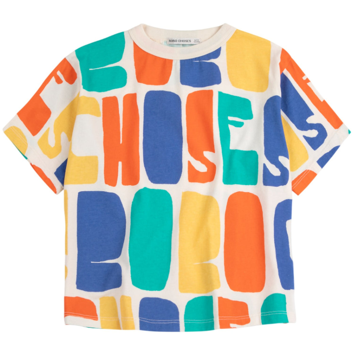 Bobo Choses Offwhite Bobo Choses Farge All Over T-Shirt