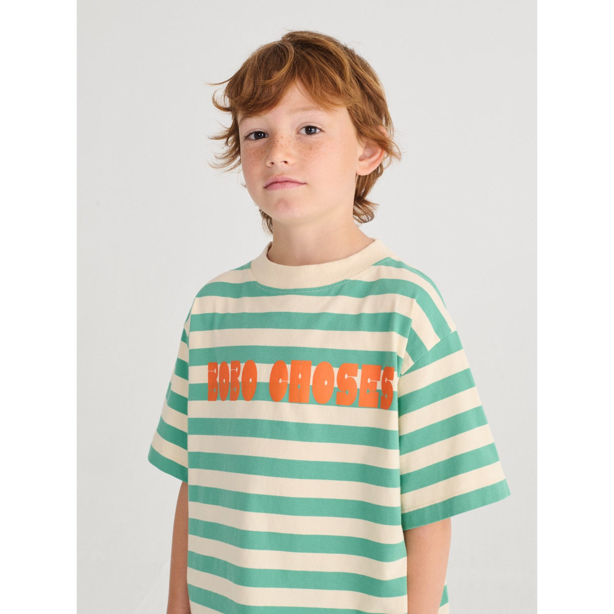 Bobo Choses Offwhite Bobo Choses Modern Striped T-Shirt