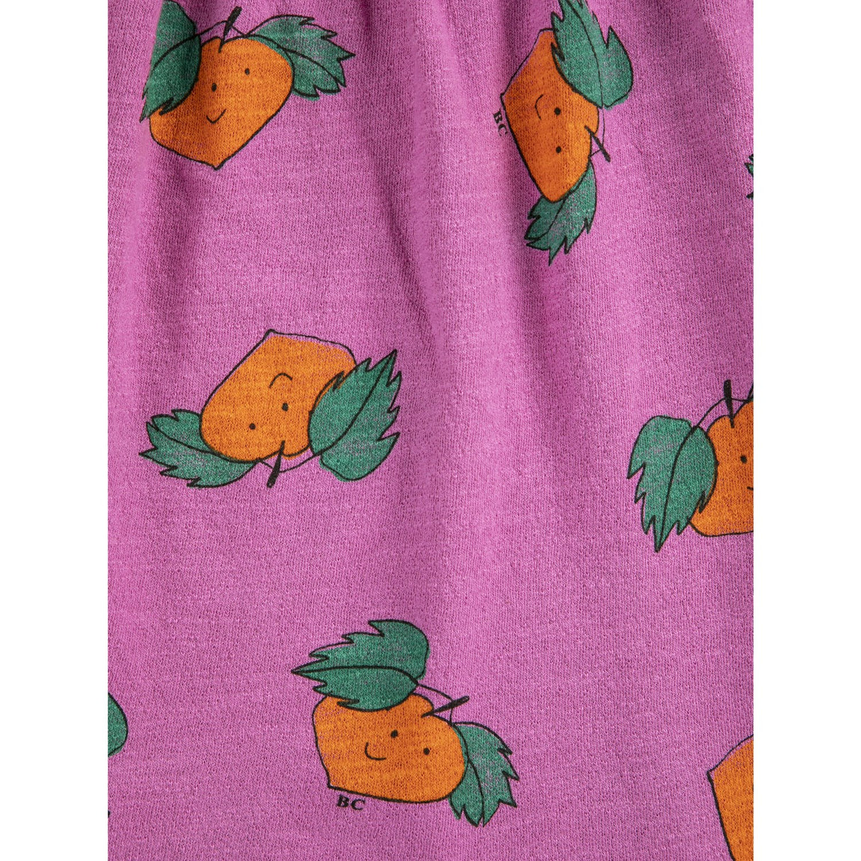 Bobo Choses Purple Tangerine All Over Ruffled Kjole