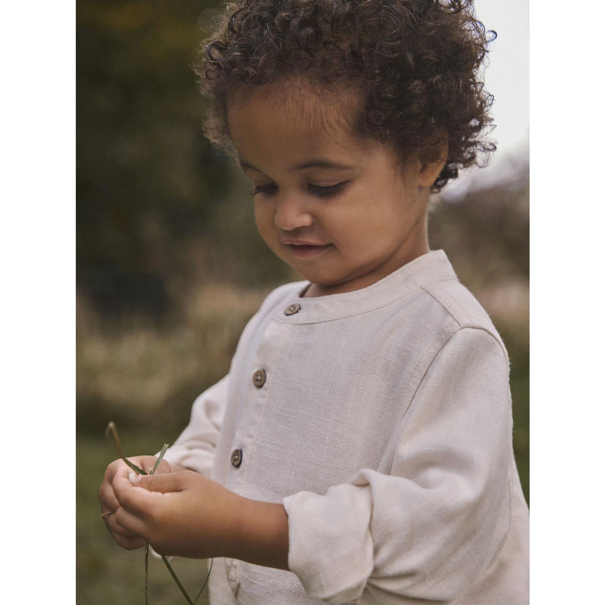 Lil'Atelier Coconut Milk Nmmfreddie Ls Loose Skjorte Lil