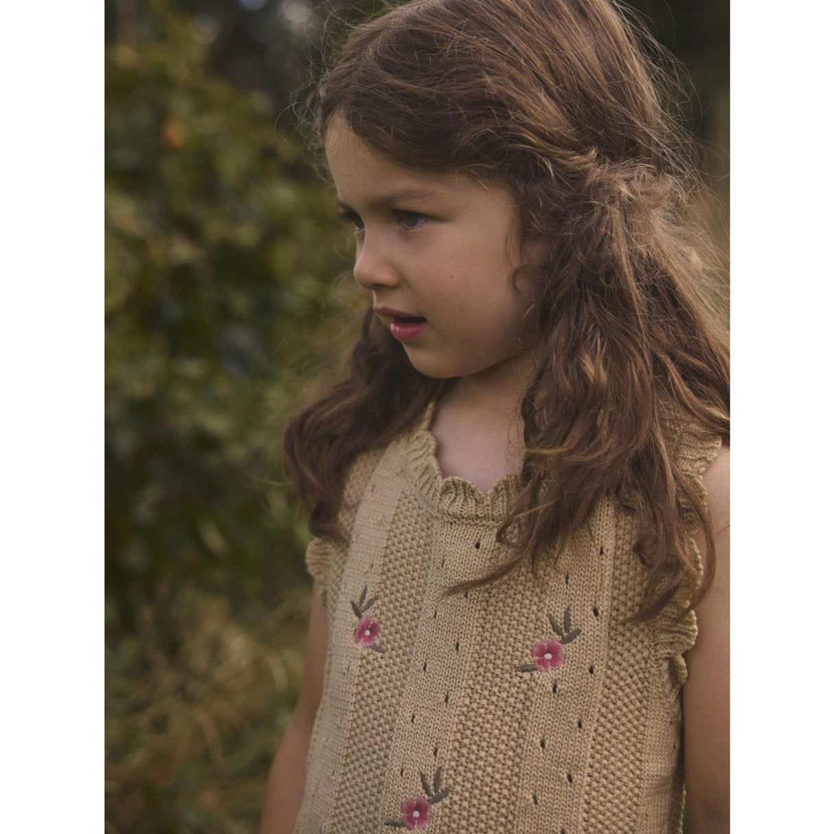 Lil'Atelier Mojave Desert Nmfhalyn Stropp Strikk Topp Lil