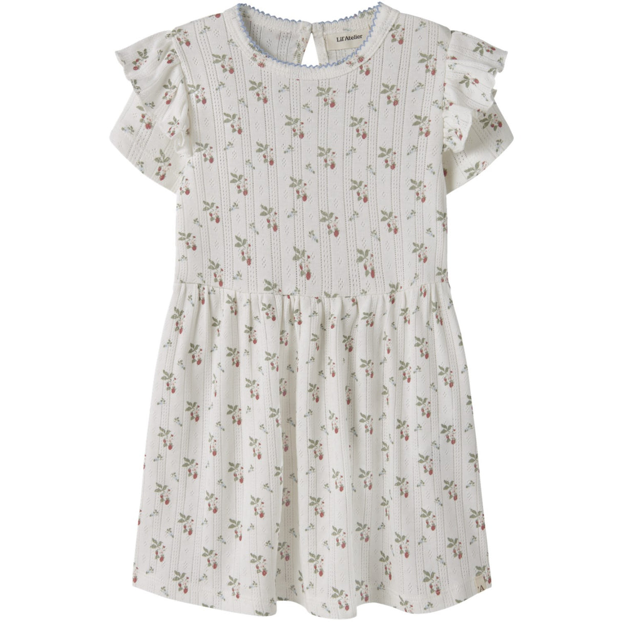 Lil'Atelier Coconut Milk Strawberry Nmfrachello Duna Ss Kjole Lil