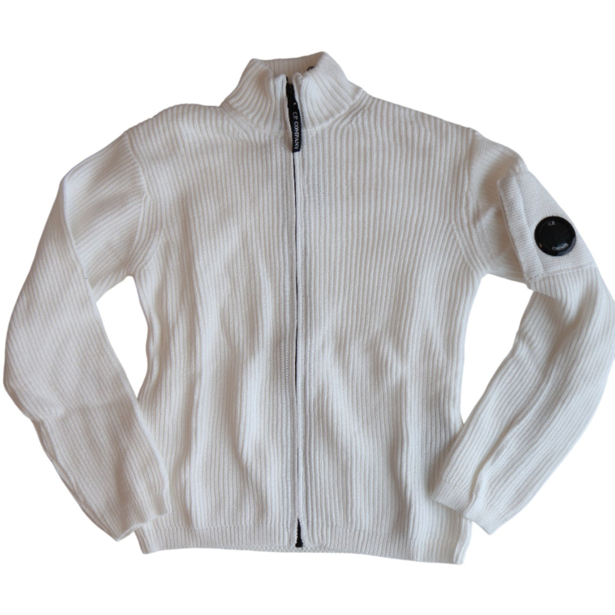 C.P. Company Gauze White Tricot Med Zip