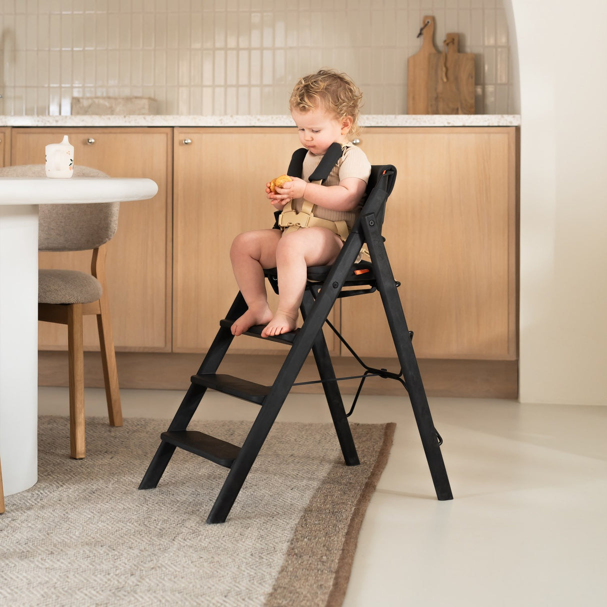 KAOS Charcoal Black KLAPP® Jr. Harness & Hynde Sett