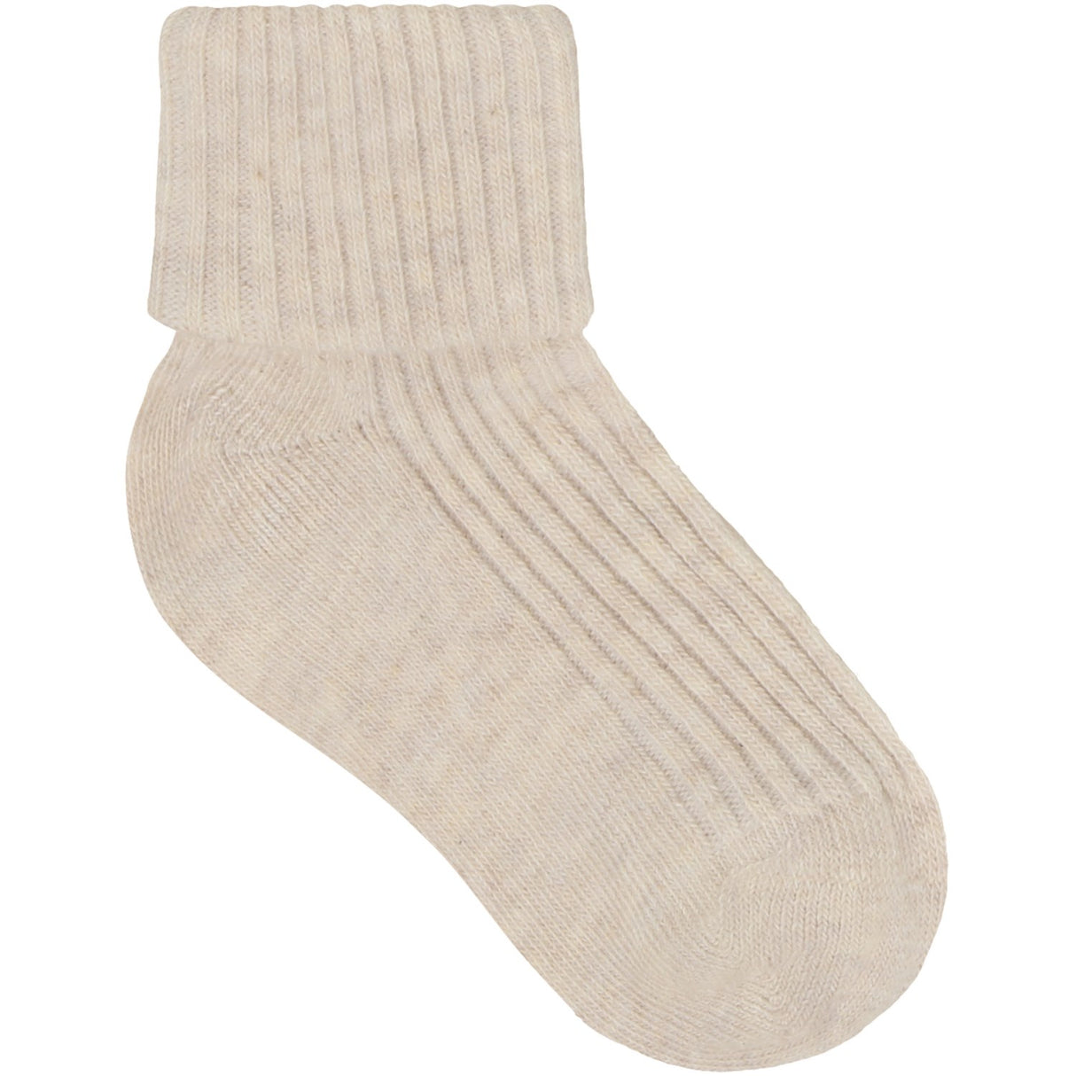 Minymo Birch Baby 2X2 Rib Strømpe 3-Pakning