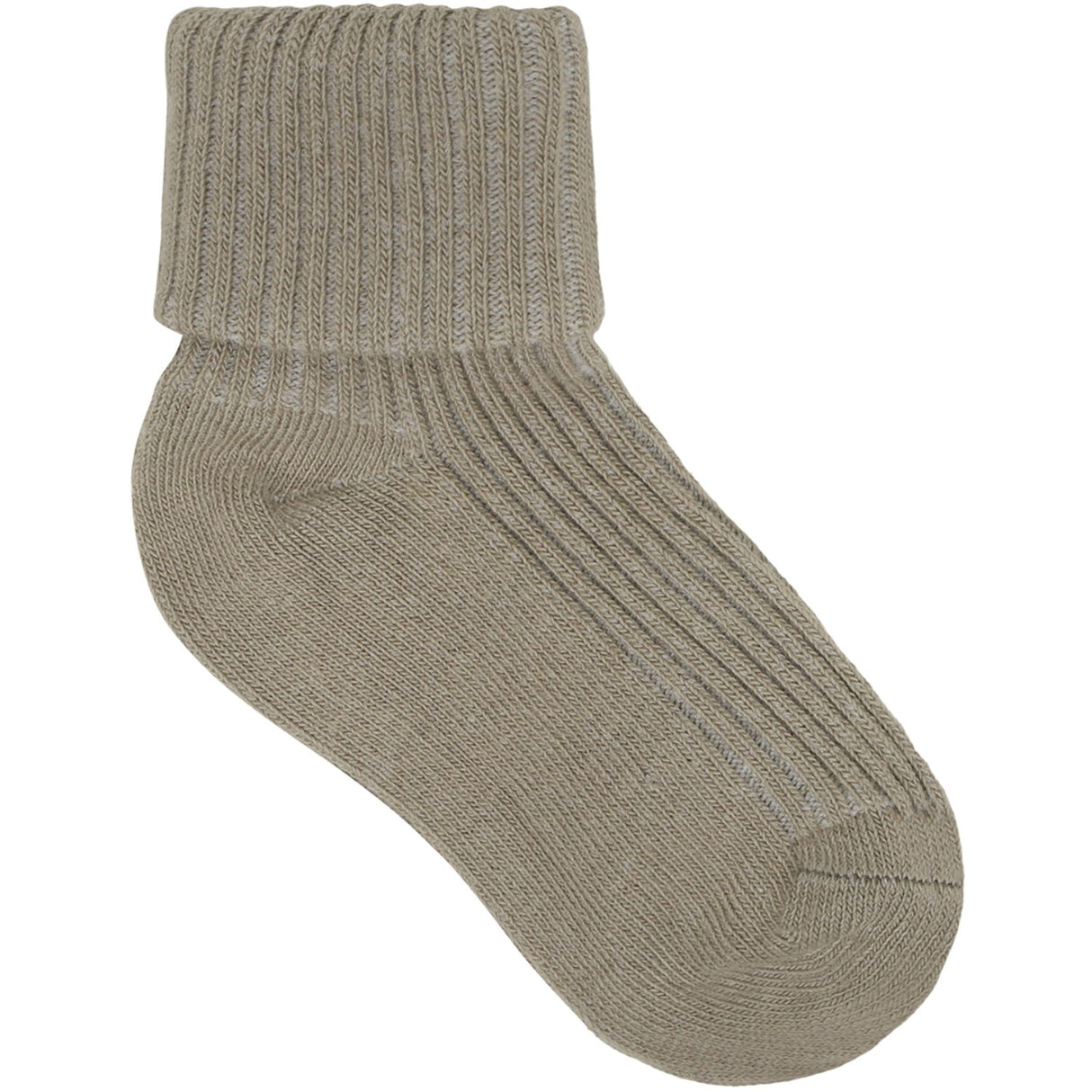 Minymo Willam Gray Baby 2X2 Rib Strømpe 3-Pakning