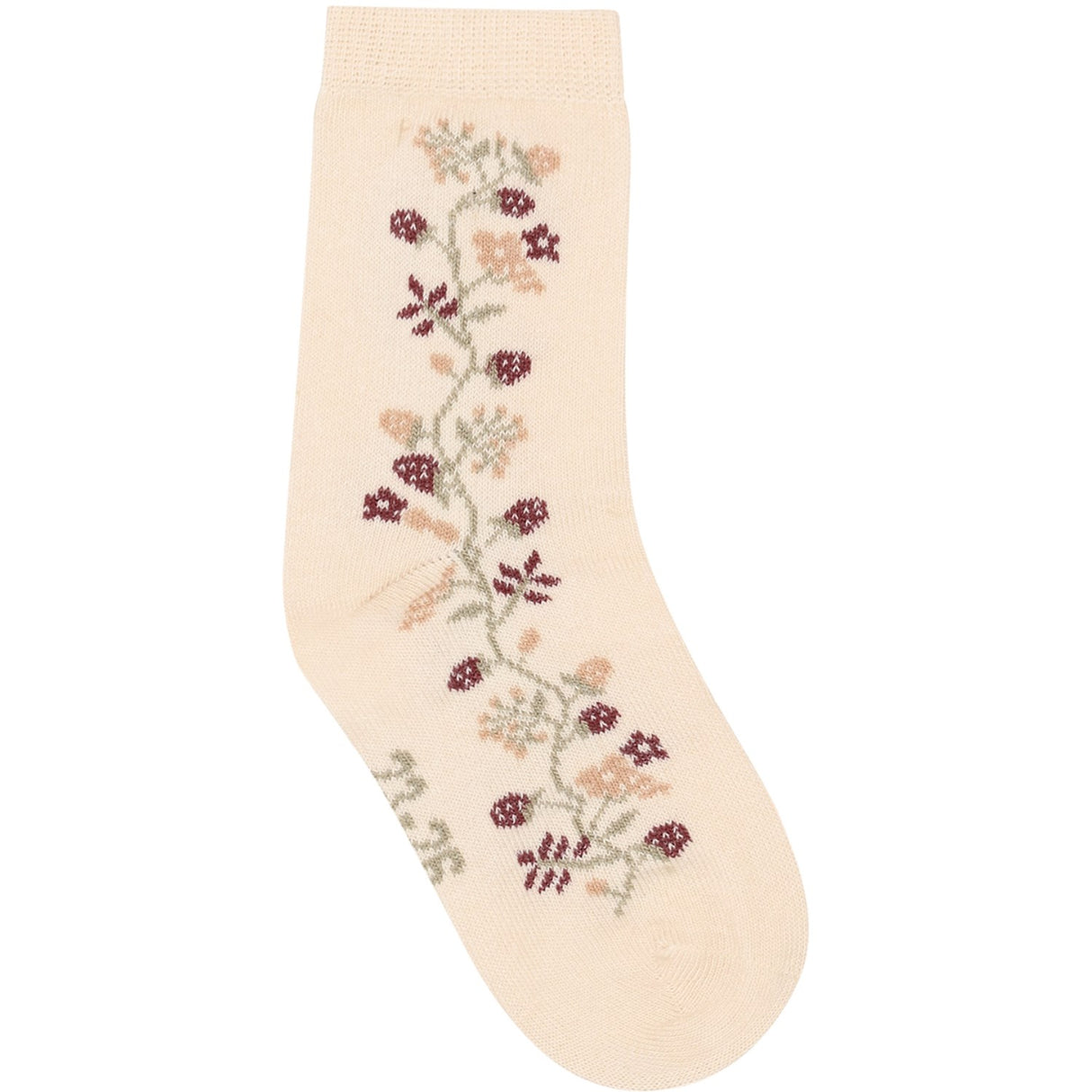 Minymo Birch Strømper M/ Lettuce Edge 2-Pakning