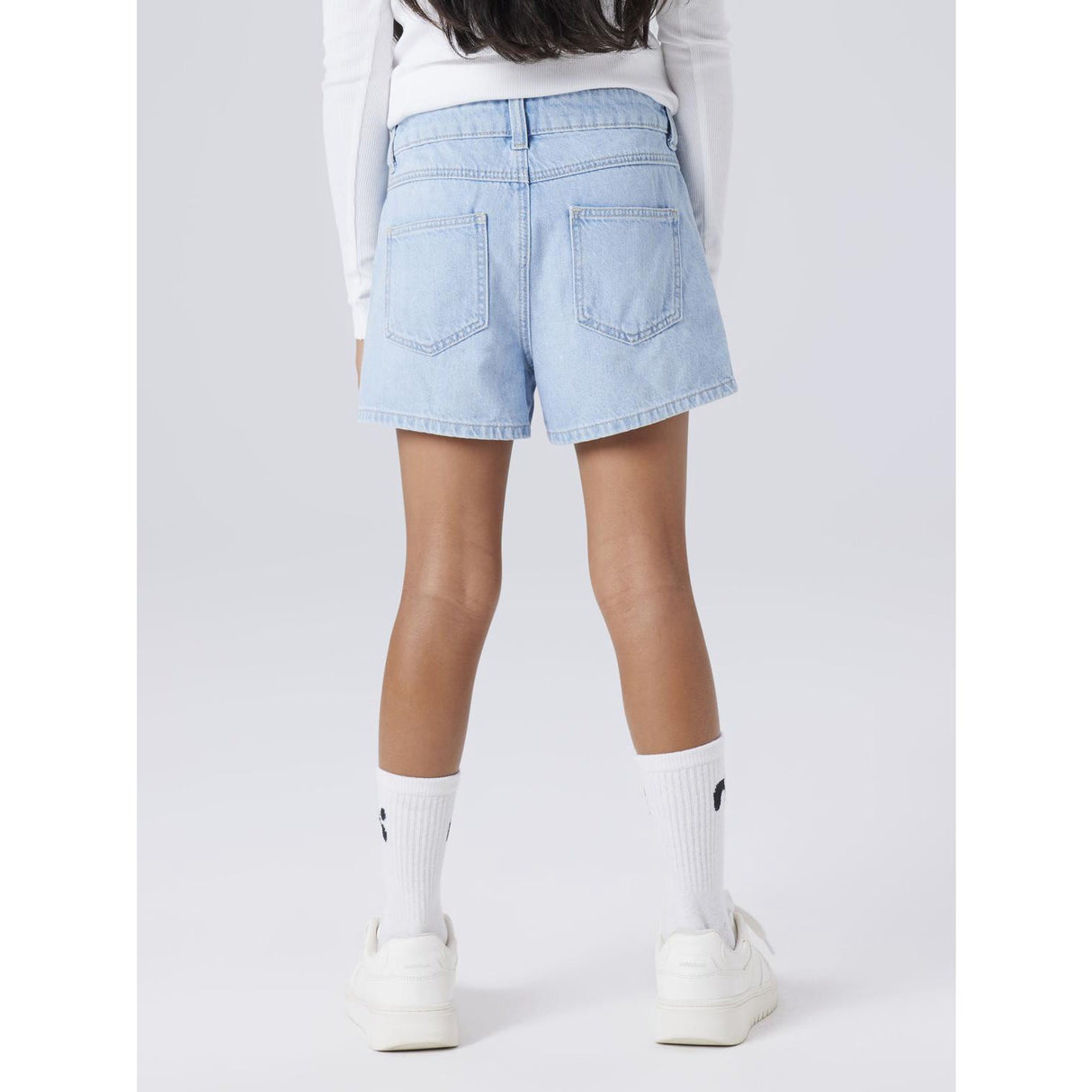 Name It Light Blue Denim Nkfrose Mor Dnm Shorts 1141-Mj Noos