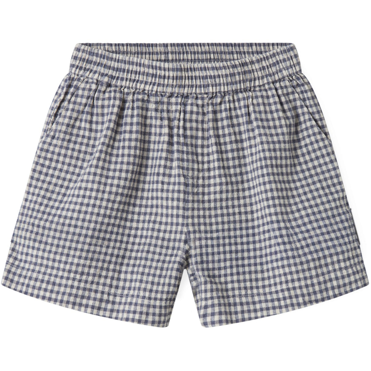 MarMar Cotton Linen Marine Check Pinon Shorts