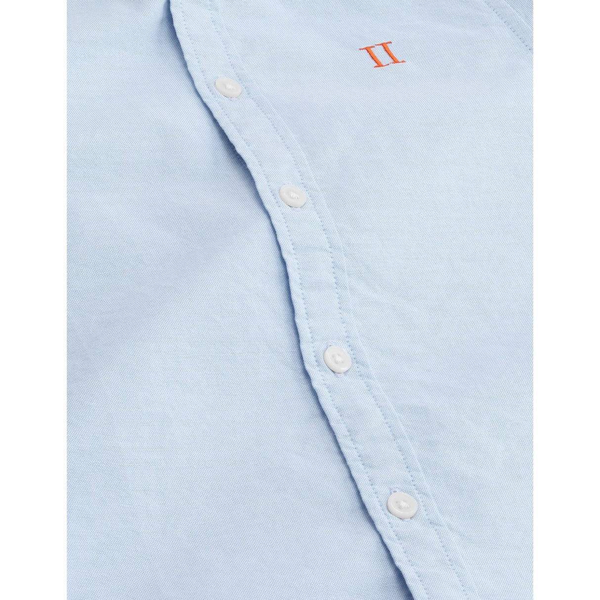 Les Deux Kids Light Blue/White Konrad Contrast Oxford Skjorte