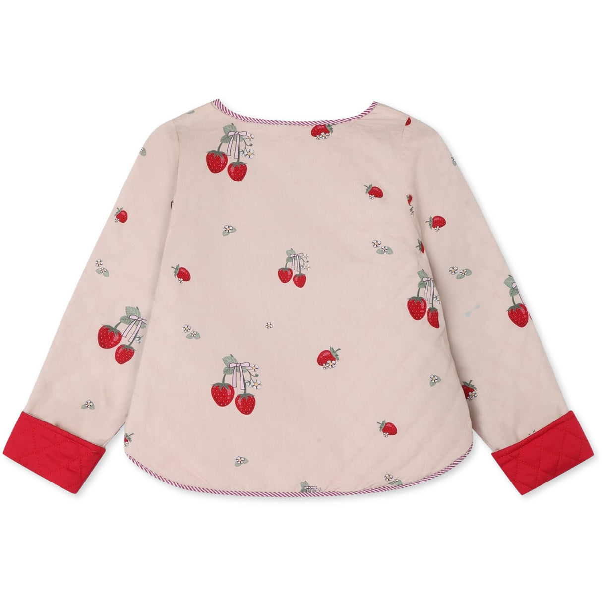 Fliink Sandshell Aop Kota Vendbar Strawberry Jakke
