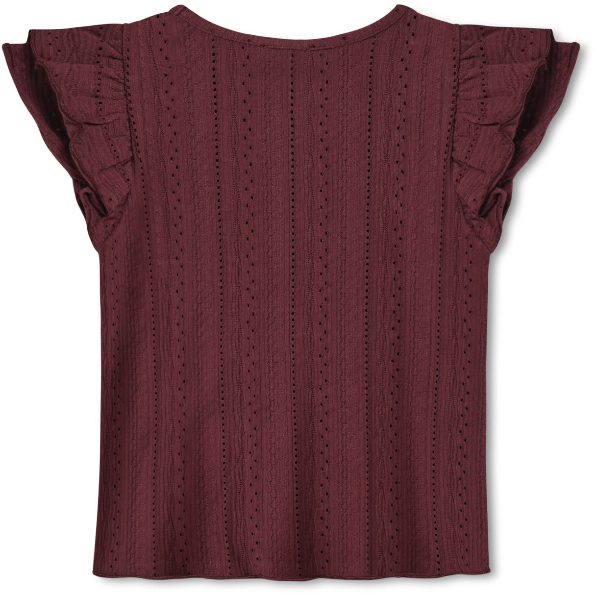 Fliink Burgendy Gabby Ss Bluse
