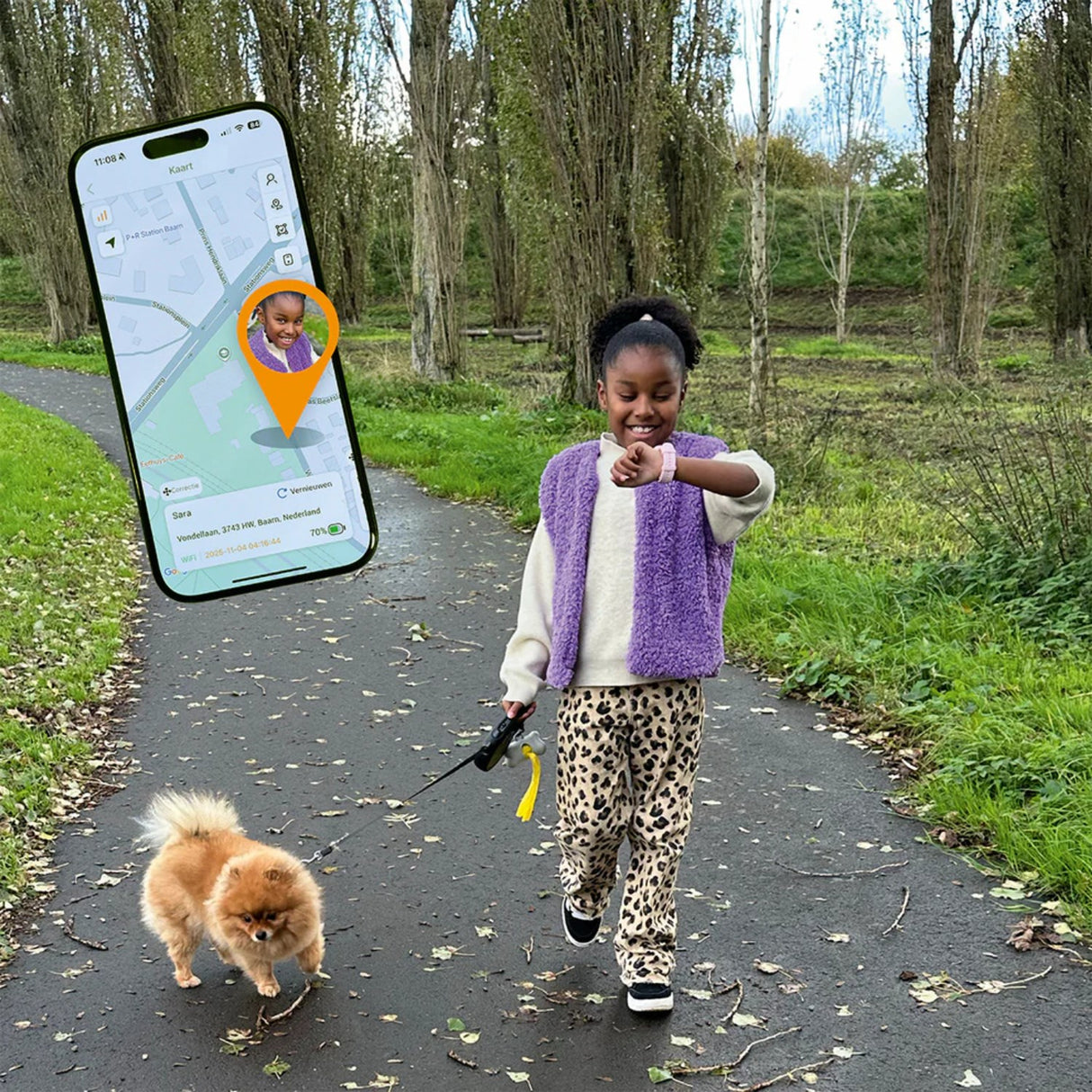 Zazu Pink Smart Klokke 4G
