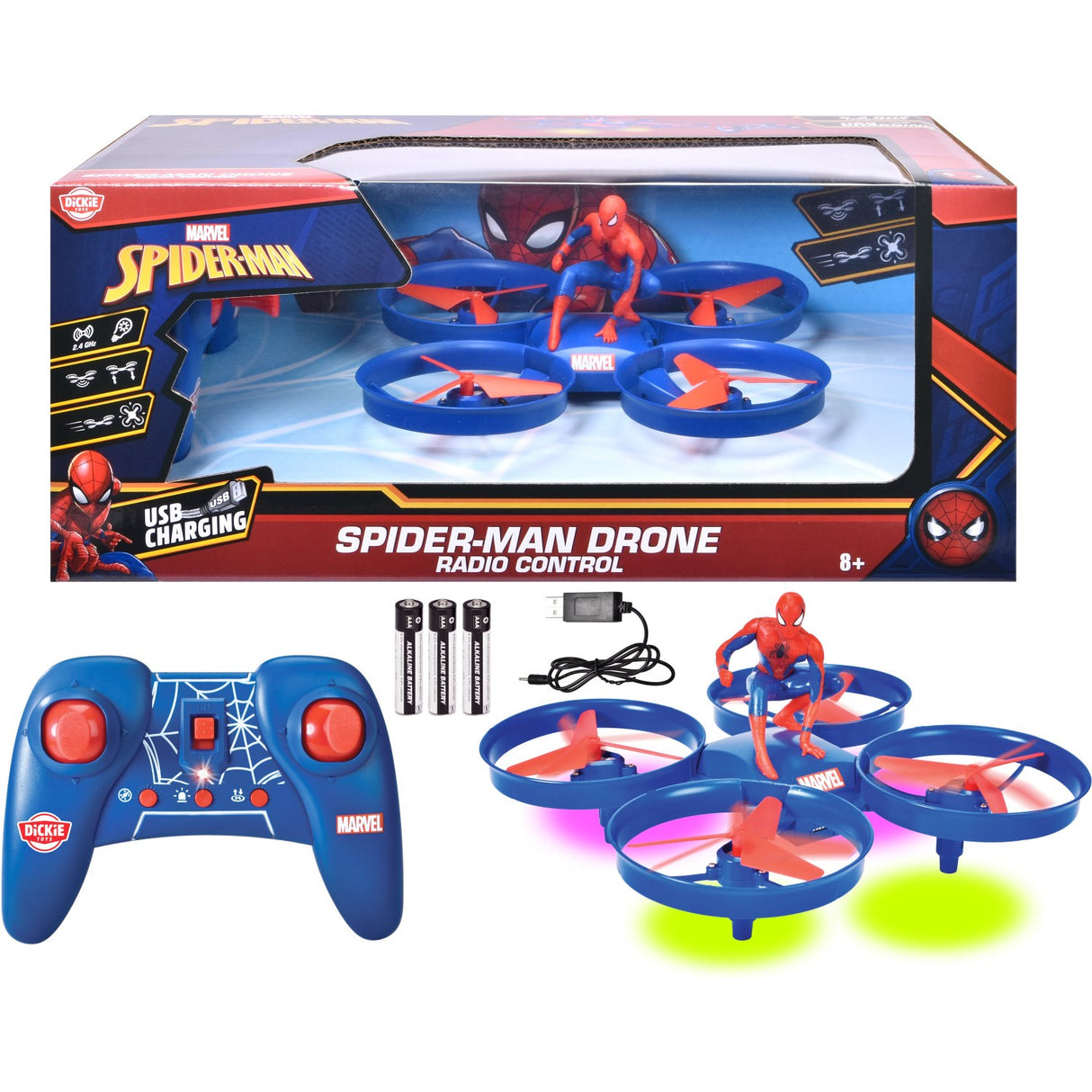 Dickie Toys RC Spider-Man Drone, RTR