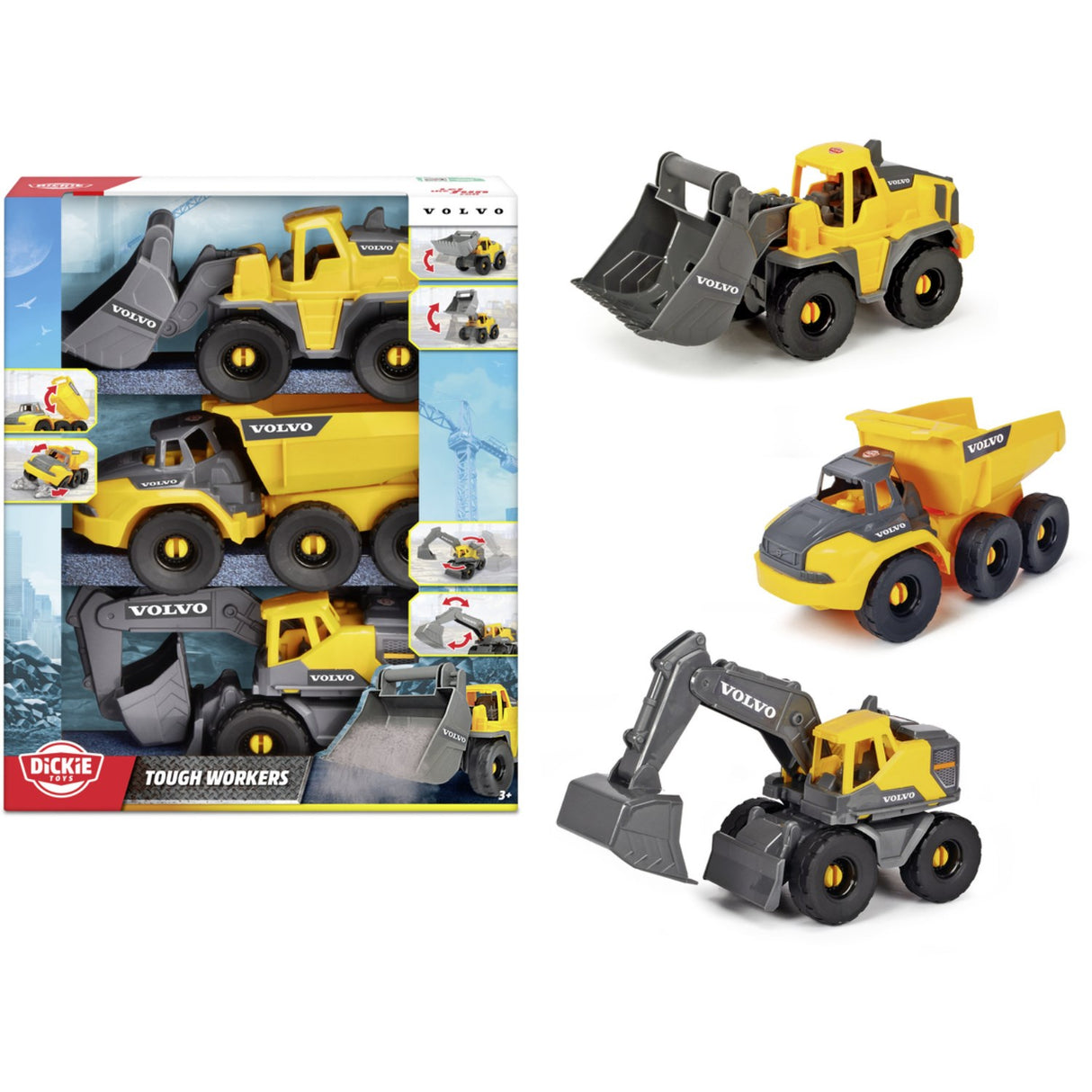 Dickie Toys Volvo Tough Work Force