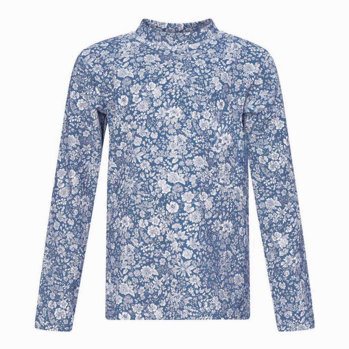 Petit Crabe Evening Sky (Made With Liberty© Fabric) Sydney Uv Swimshirt L/S