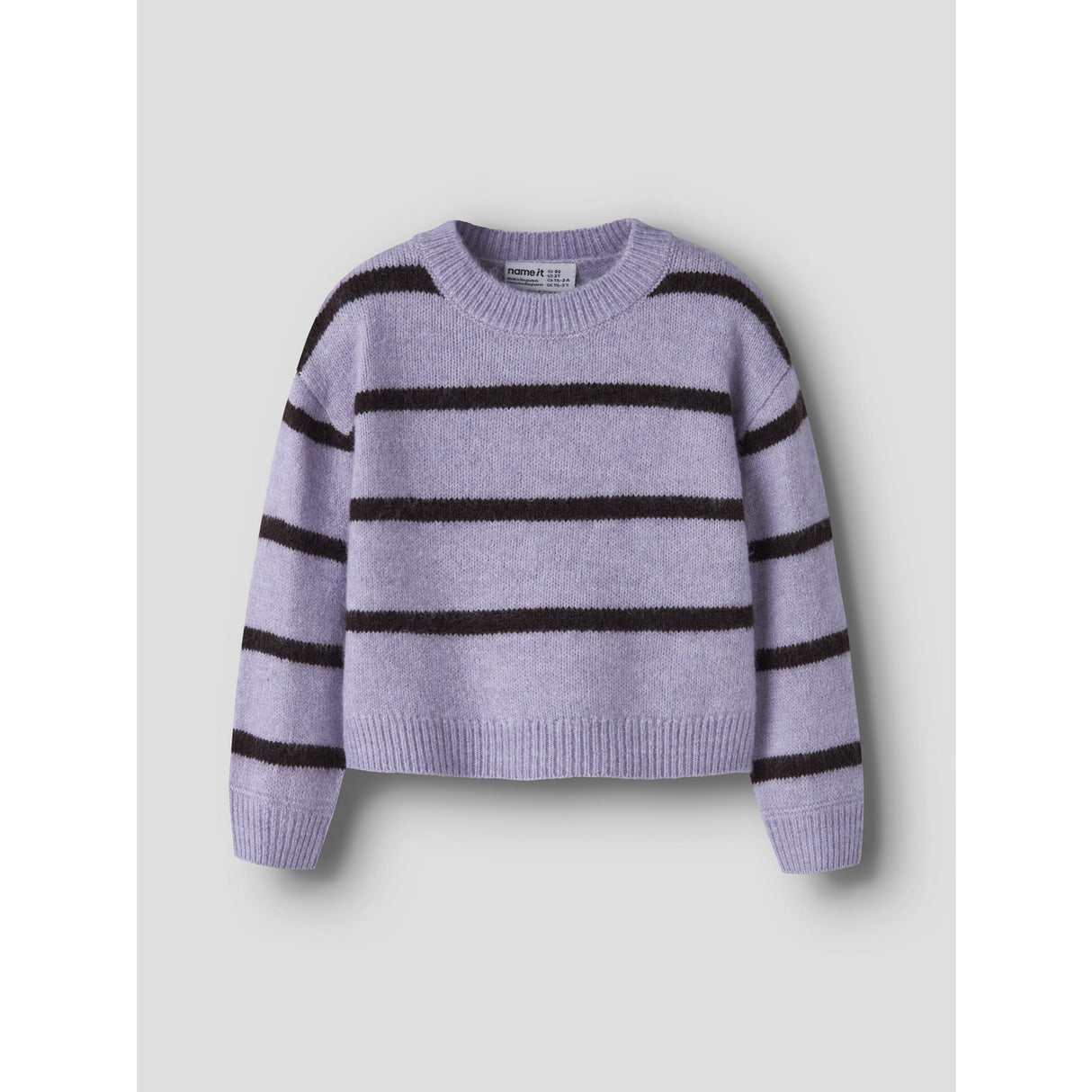 Name It Heirloom Lilac Chocolate Plum Nmfolenska Ls Strikk