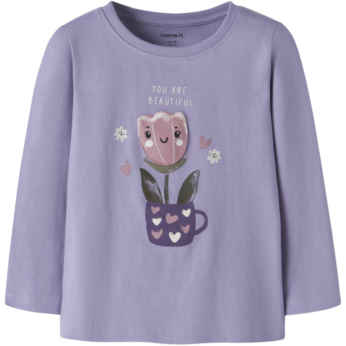 Name It Heirloom Lilac Nmfonelia Ls Topp Eske