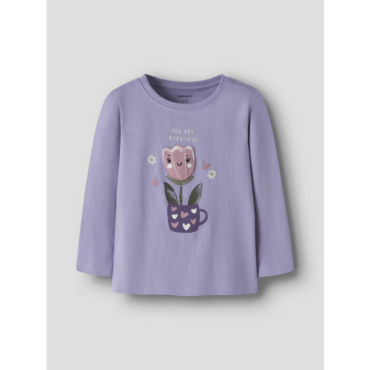 Name It Heirloom Lilac Nmfonelia Ls Topp Eske