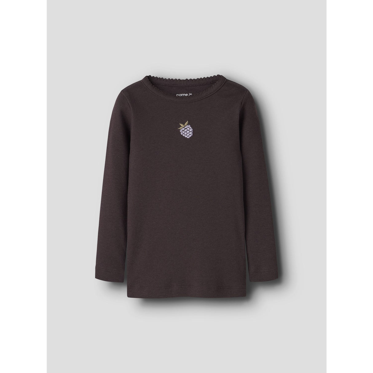 Name It Chocolate Plum Nmfonaya Ls Xsl Topp Eske