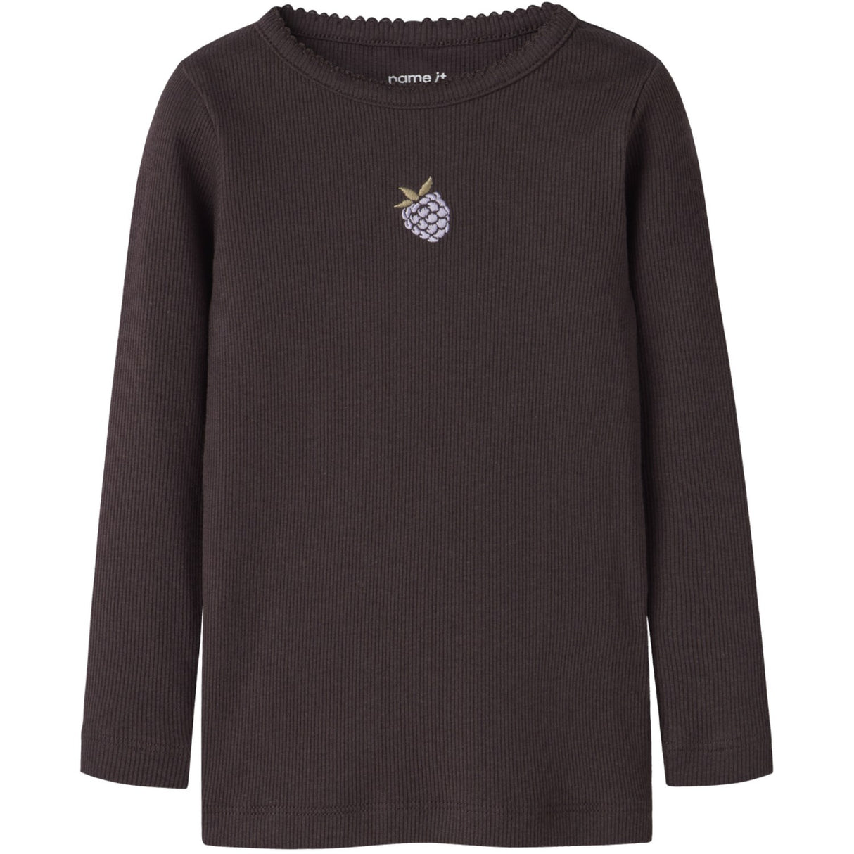 Name It Chocolate Plum Nmfonaya Ls Xsl Topp Eske