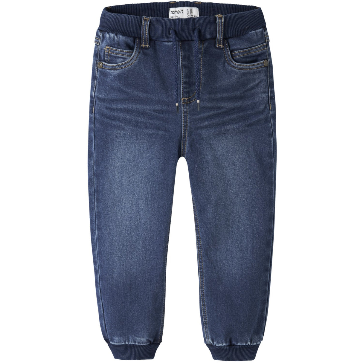 Name It Dark Blue Denim Nmmben Baggy R Fleece Jeans 7509-An
