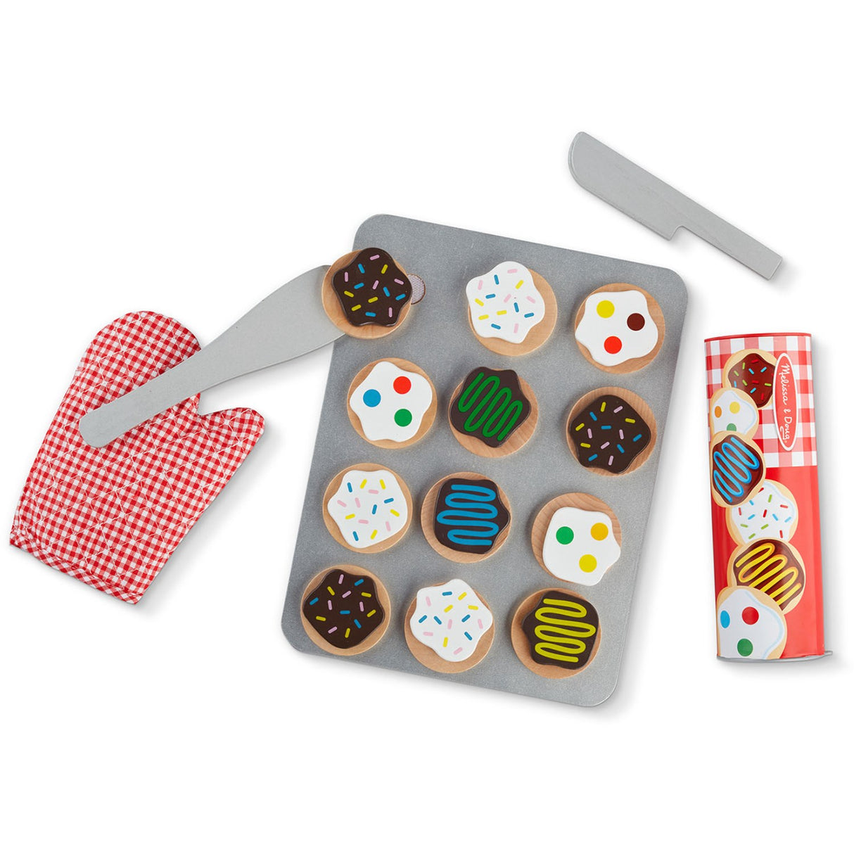 Melissa & Doug Multifarvet Bakesett Småkager