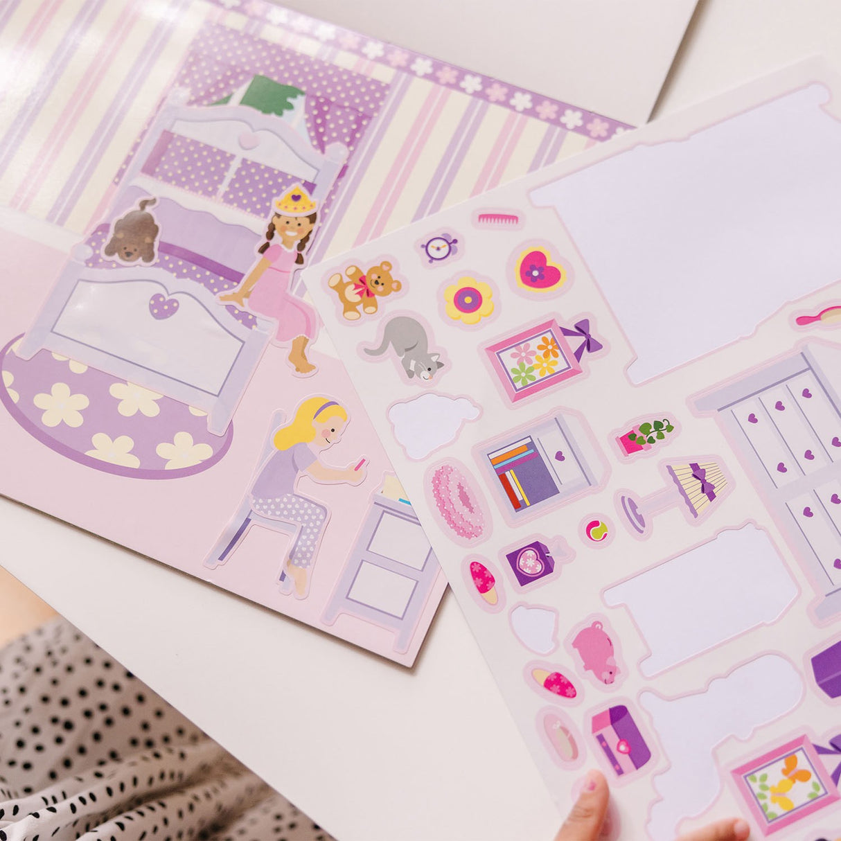 Melissa & Doug Multifarvet Reusable Sticker Pad Play House!