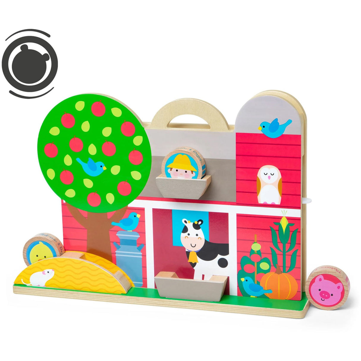 Melissa & Doug Multifarvet Leketøy - Go Tots - Bondegårds Tumlesæt