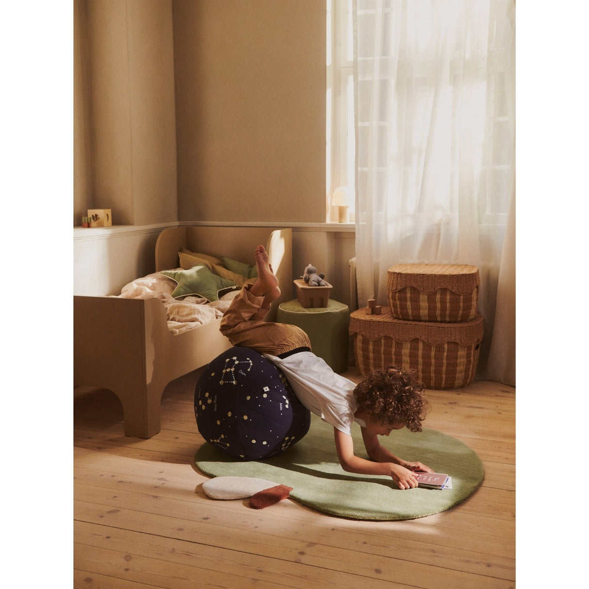 Ferm Living Tea Green Apple Tufted Rug