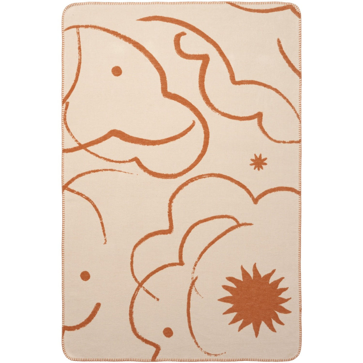 Ferm Living Sienna/Parchment Skye Teppe