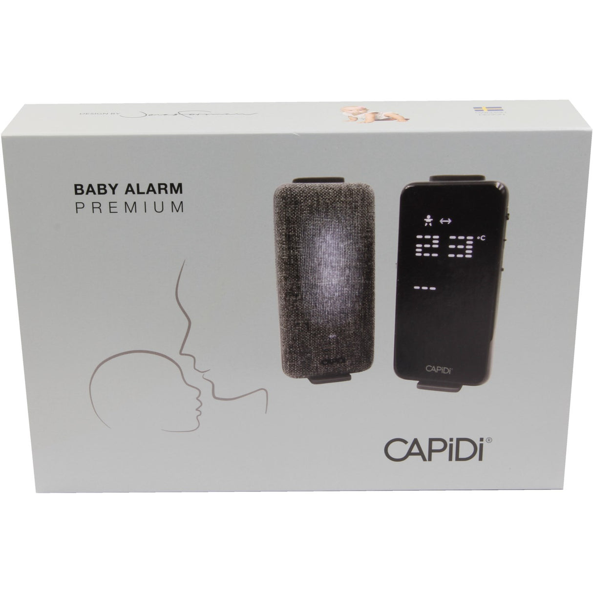 CAPiDi Black/Grey Premium Baby Alarm