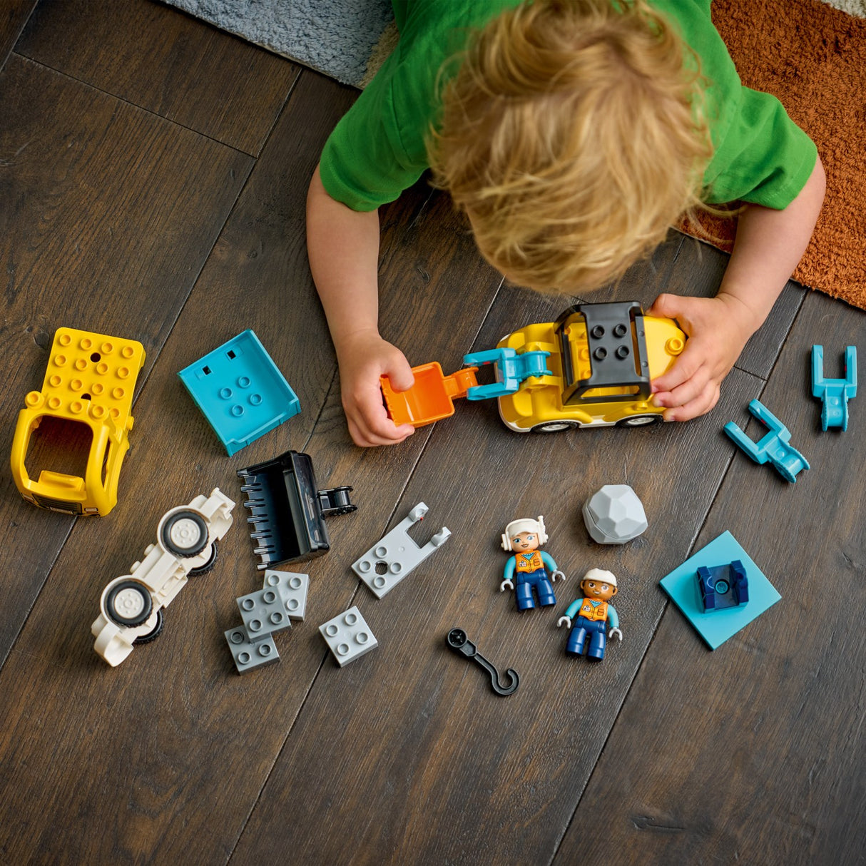 LEGO® DUPLO Town 3-i-1 Entreprenørmaskiner 10475